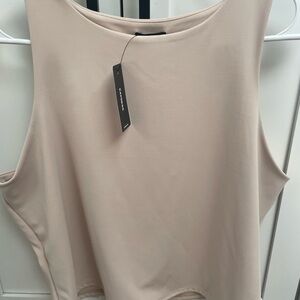 Express Cream Sleeveless Tank Top
